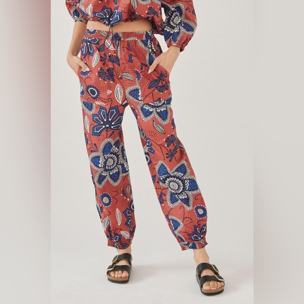 Sundry x Anthropologie Floral Jogger Pants – Size Large